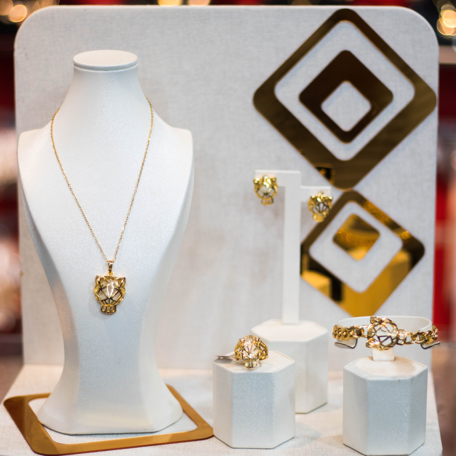 Parure Jaguar acier inoxydable